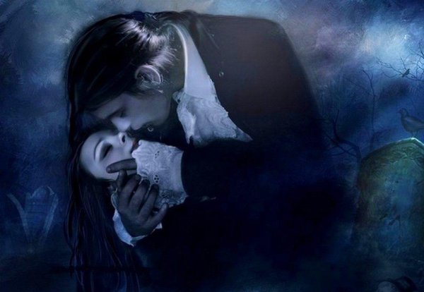 Вампир и девушка