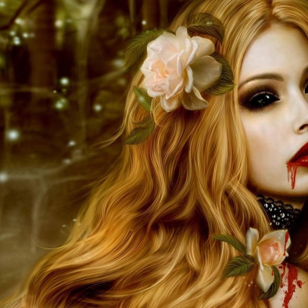 Вампир и девушка