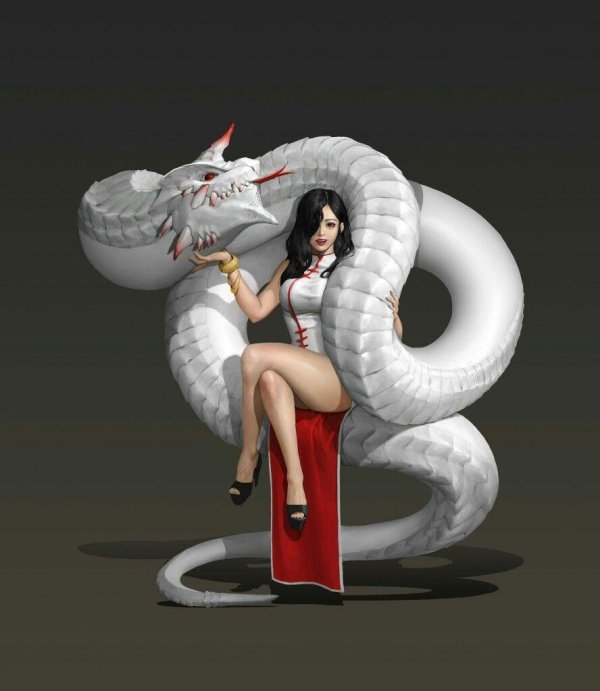 Девушка и змей