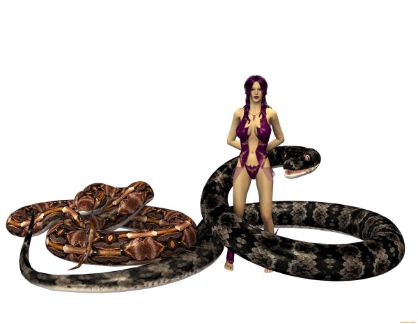 Девушка и змей