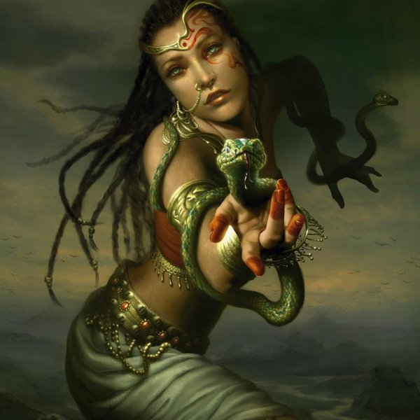 Девушка и змей