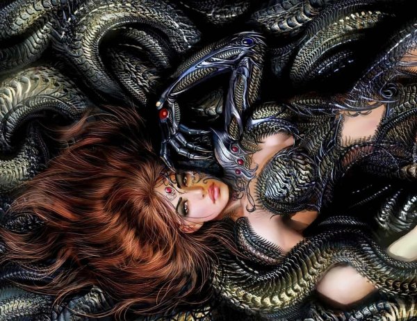 Девушка и змей