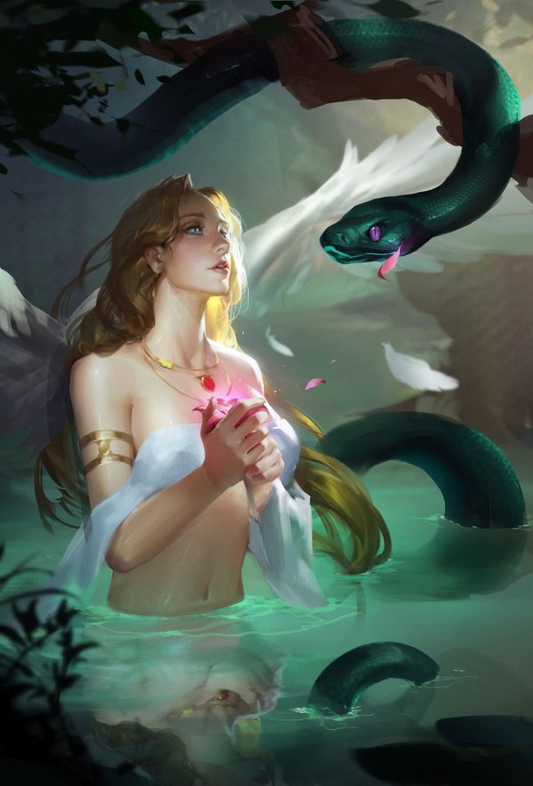 Девушка и змей