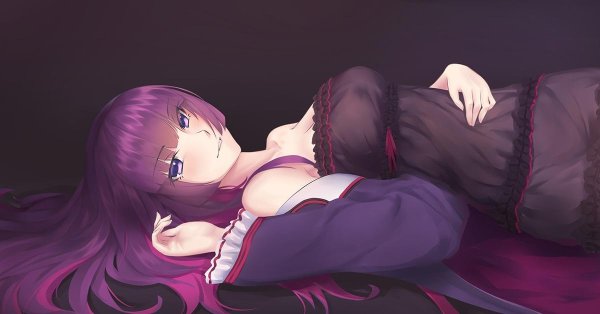 Фиолетовые с девушками