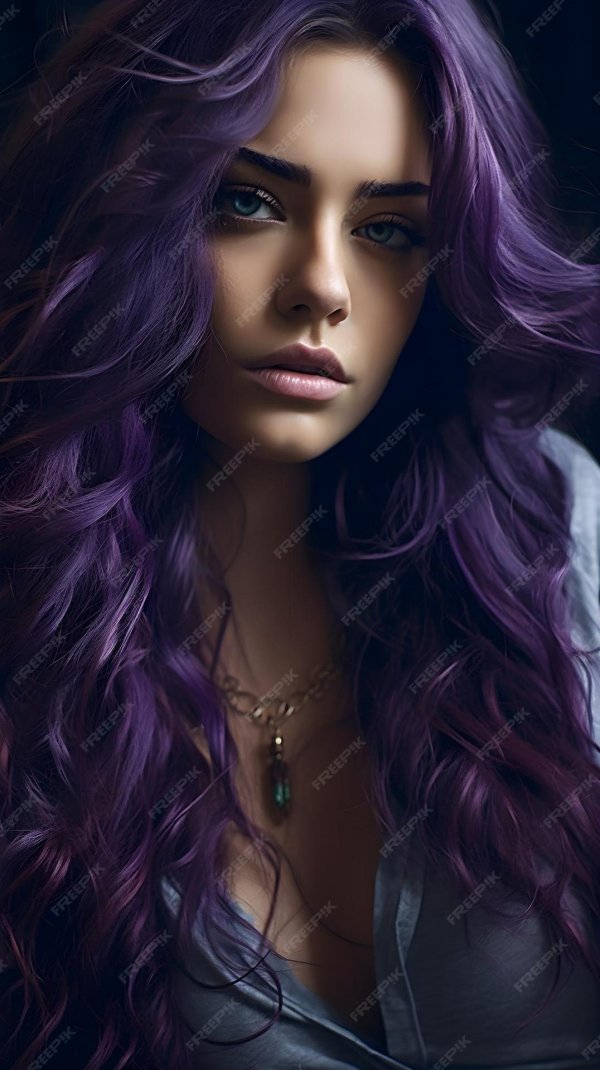 Фиолетовые с девушками