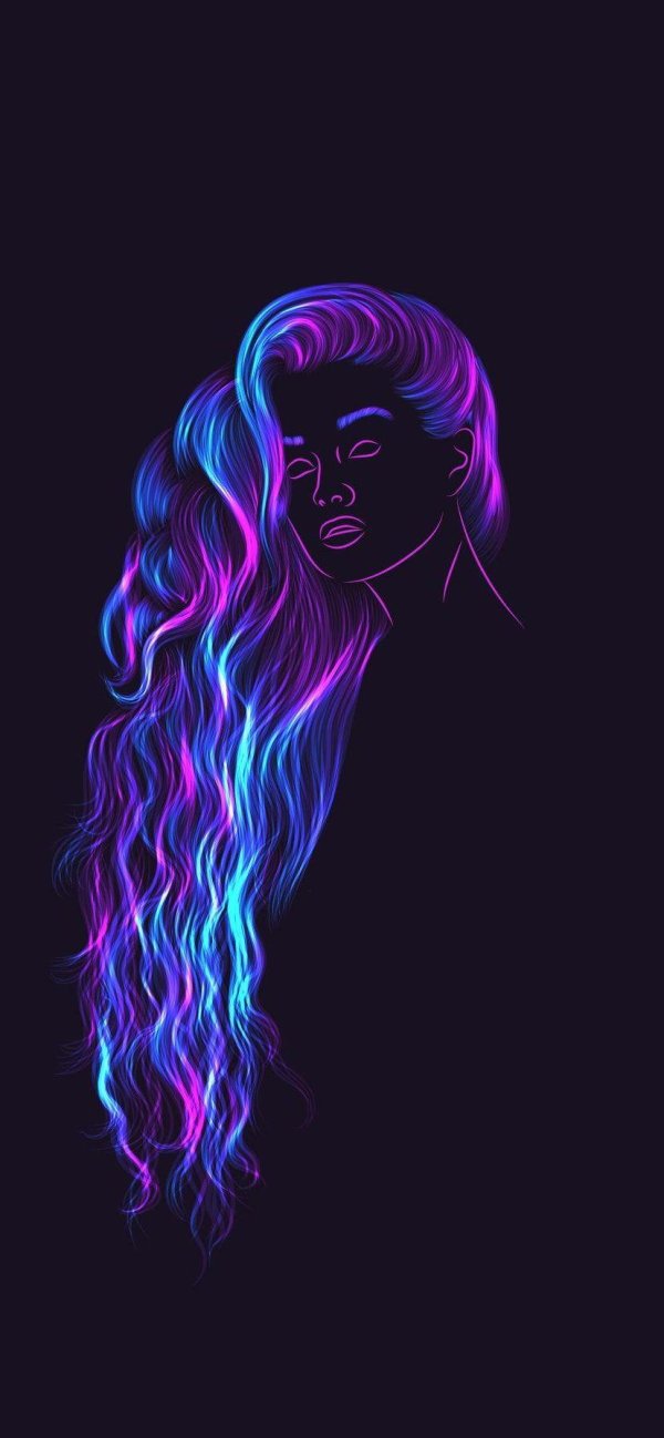 Фиолетовые с девушками