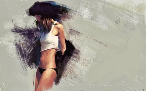 Полуобнаженные с девушками