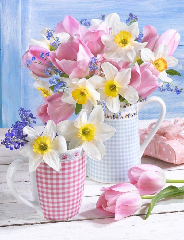 весенние букеты