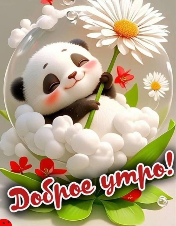 доброе утро панда