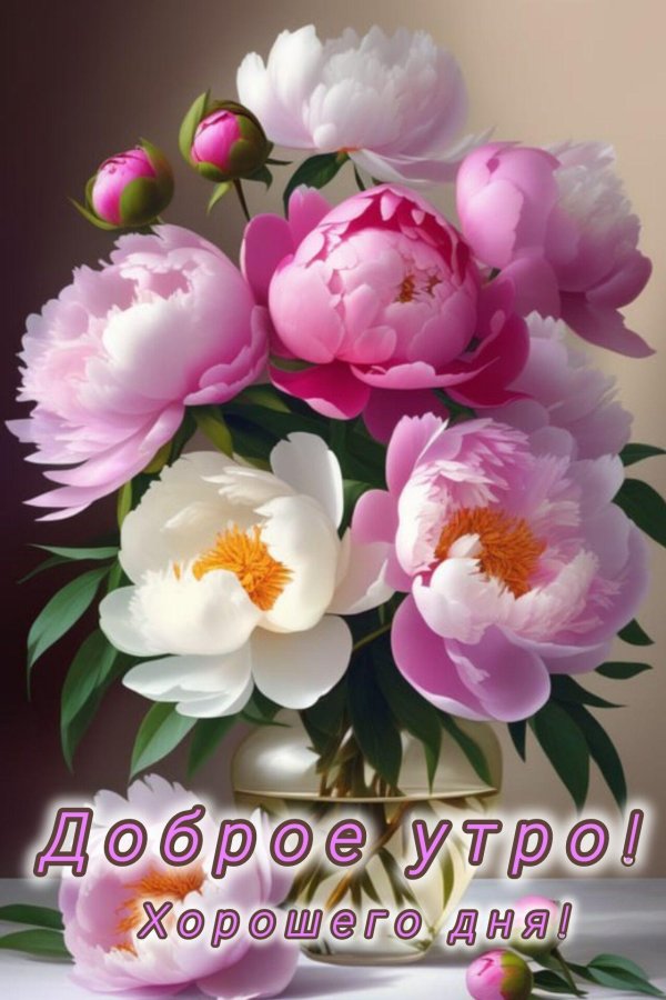 розовые пионы