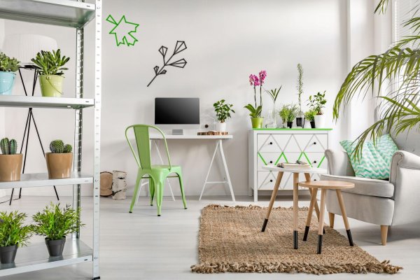 весенний интерьер