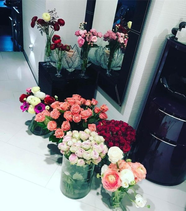 букет цветов дома