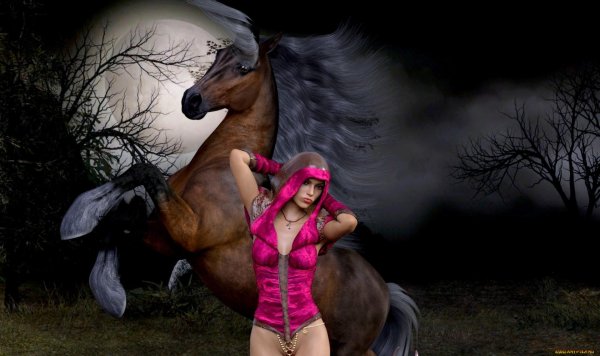 Девушка на коне