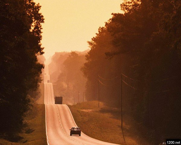 Девушка на дороге