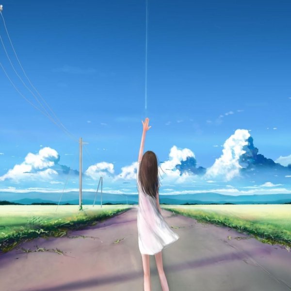 Девушка на дороге