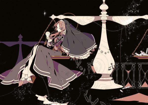 Девушка с весами