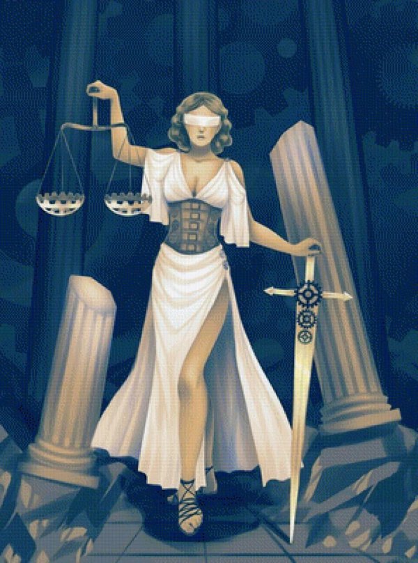 Девушка с весами