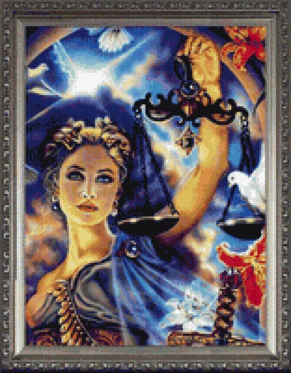 Девушка с весами