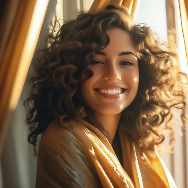 С кудрявыми девушками