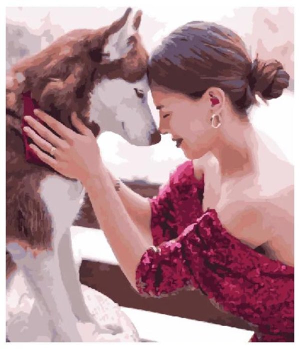 Девушка и собака