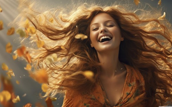 С девушками смеющихся