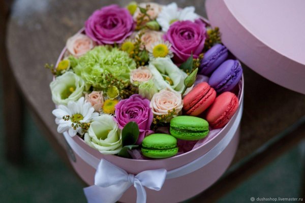 коробочка с цветами