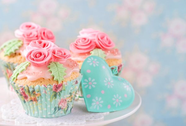 кекс красивый