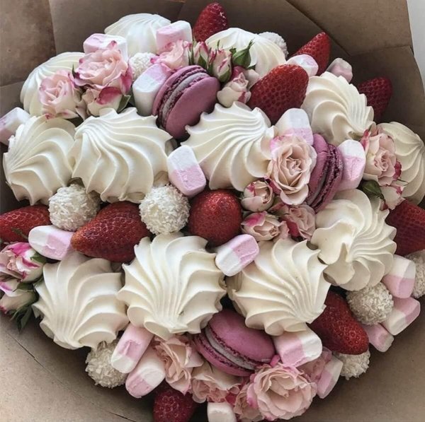 зефирные букеты