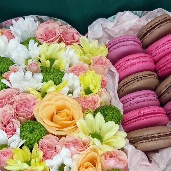 коробочка с цветами