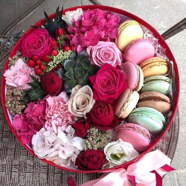 цветы и сладости