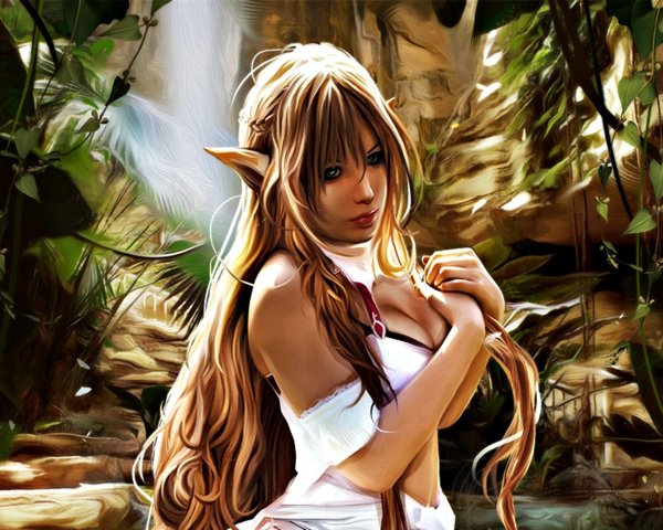 С девушками эльфами