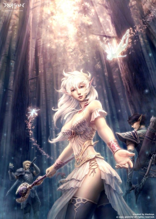 С девушками эльфами