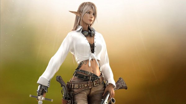 С девушками эльфами