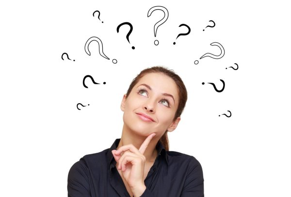 С девушка думает