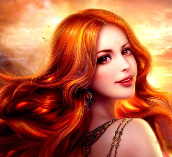 С рыжеволосыми девушками