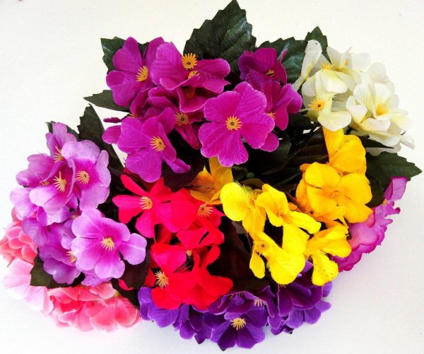 искусственное цветы фиалки