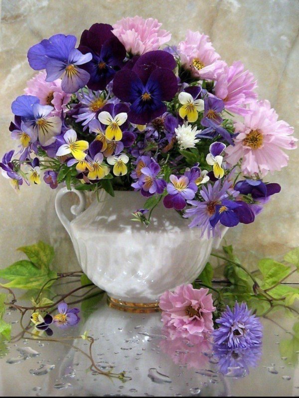 цветочные картины