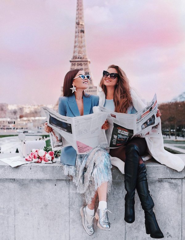 Париж и девушка