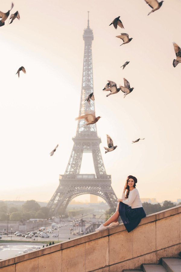Париж и девушка