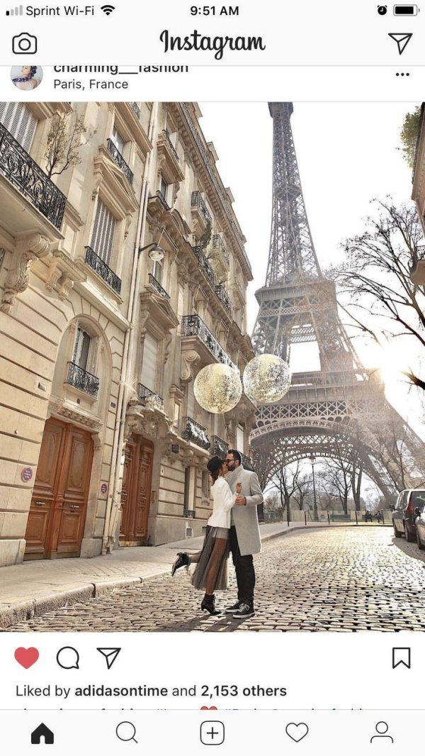 Париж и девушка