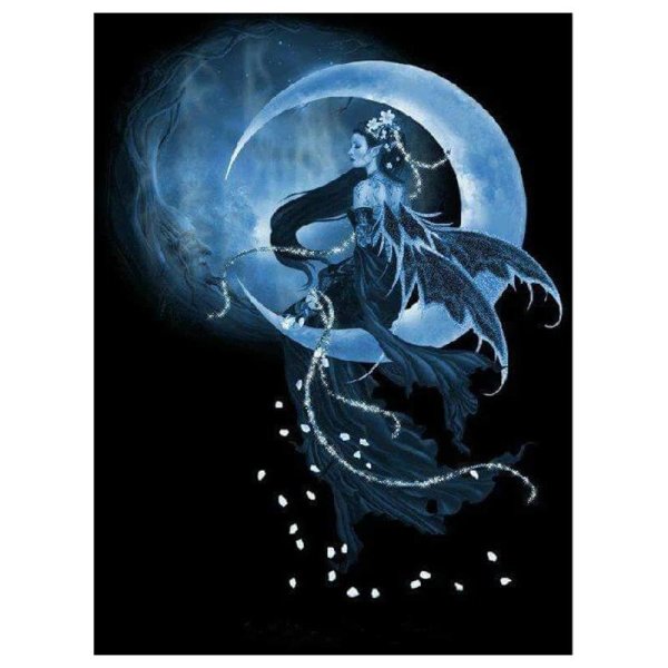 Девушка на месяце