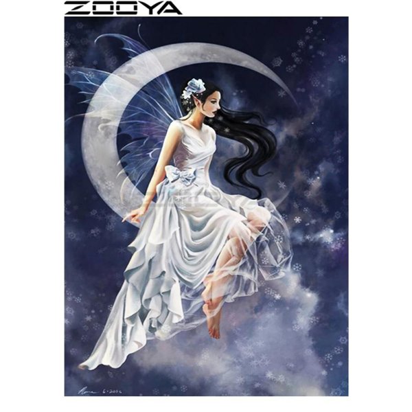 Девушка на месяце