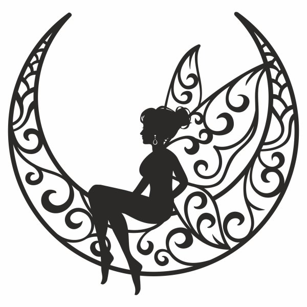 Девушка на месяце