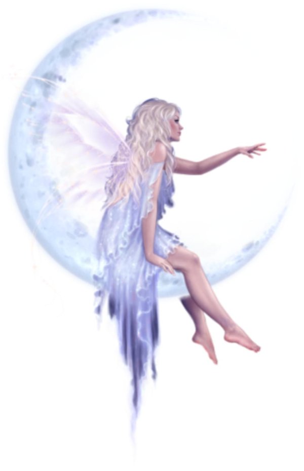 Девушка на месяце