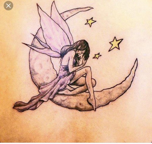 Девушка на месяце