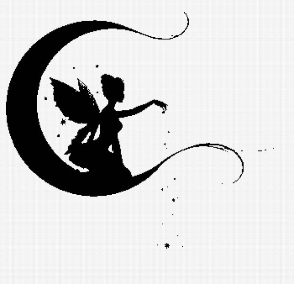 Девушка на месяце