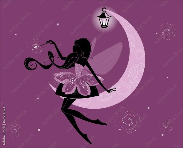 Девушка на месяце