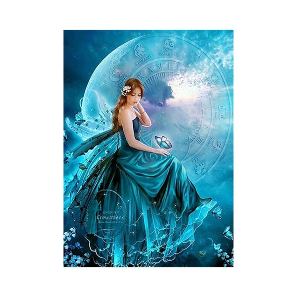 Девушка на месяце