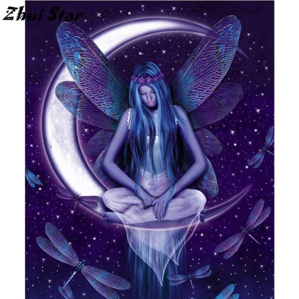 Девушка на месяце