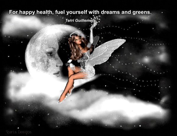 Девушка на месяце